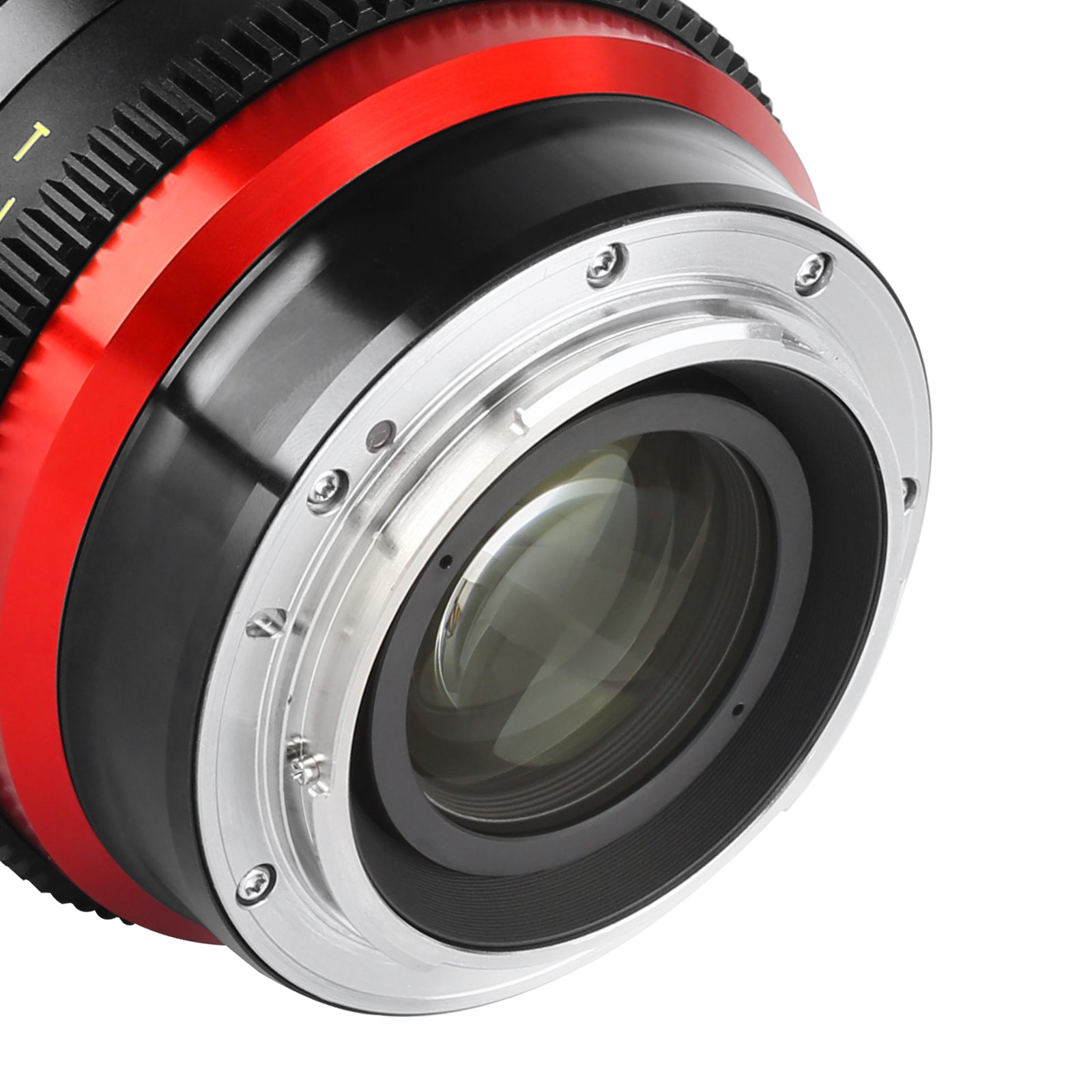 Meike Cinema Full Frame 35mm T2.1 Lens (EF Mount in a Close-Up View)