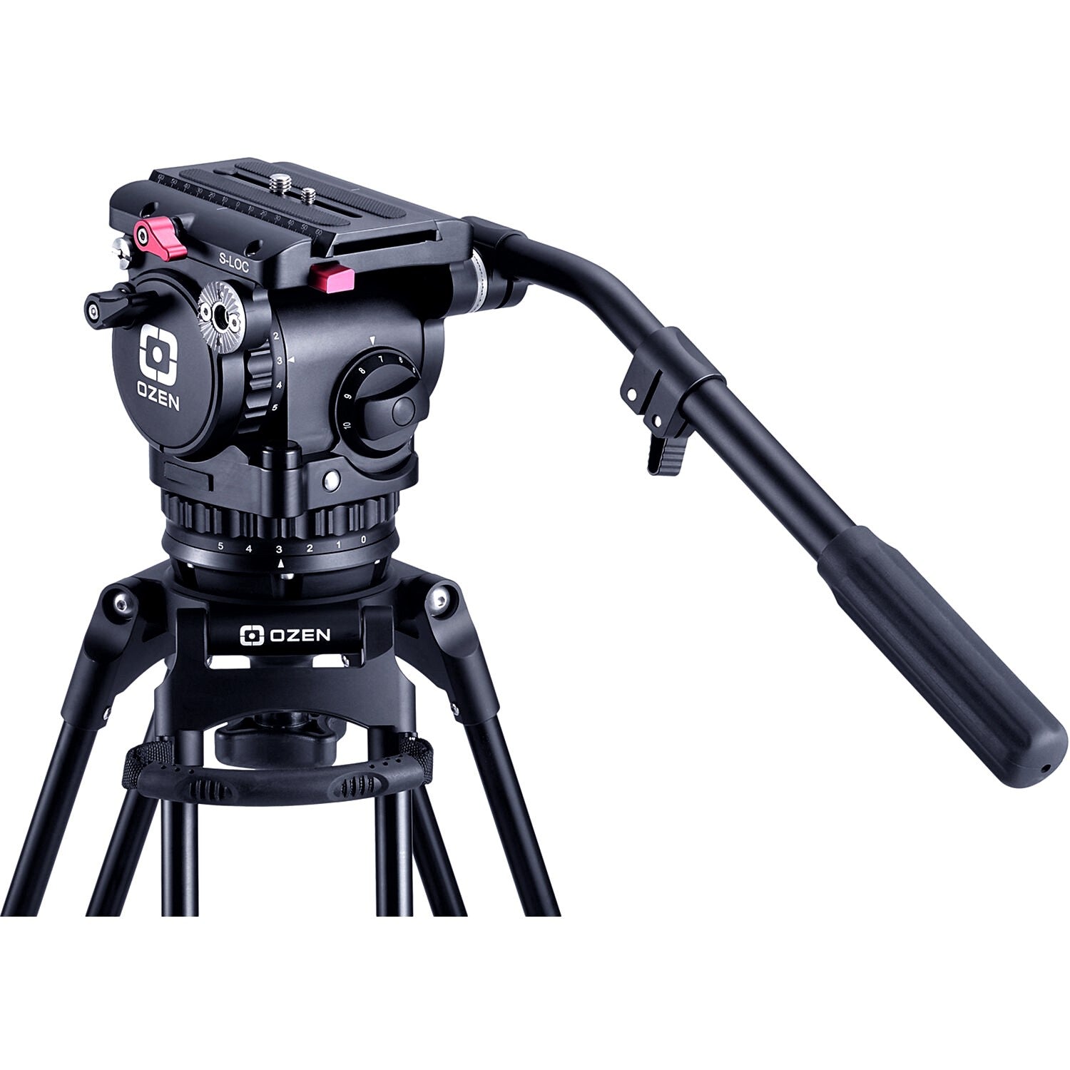 OZEN Agile 10S Fluid Head with Attached Tripod