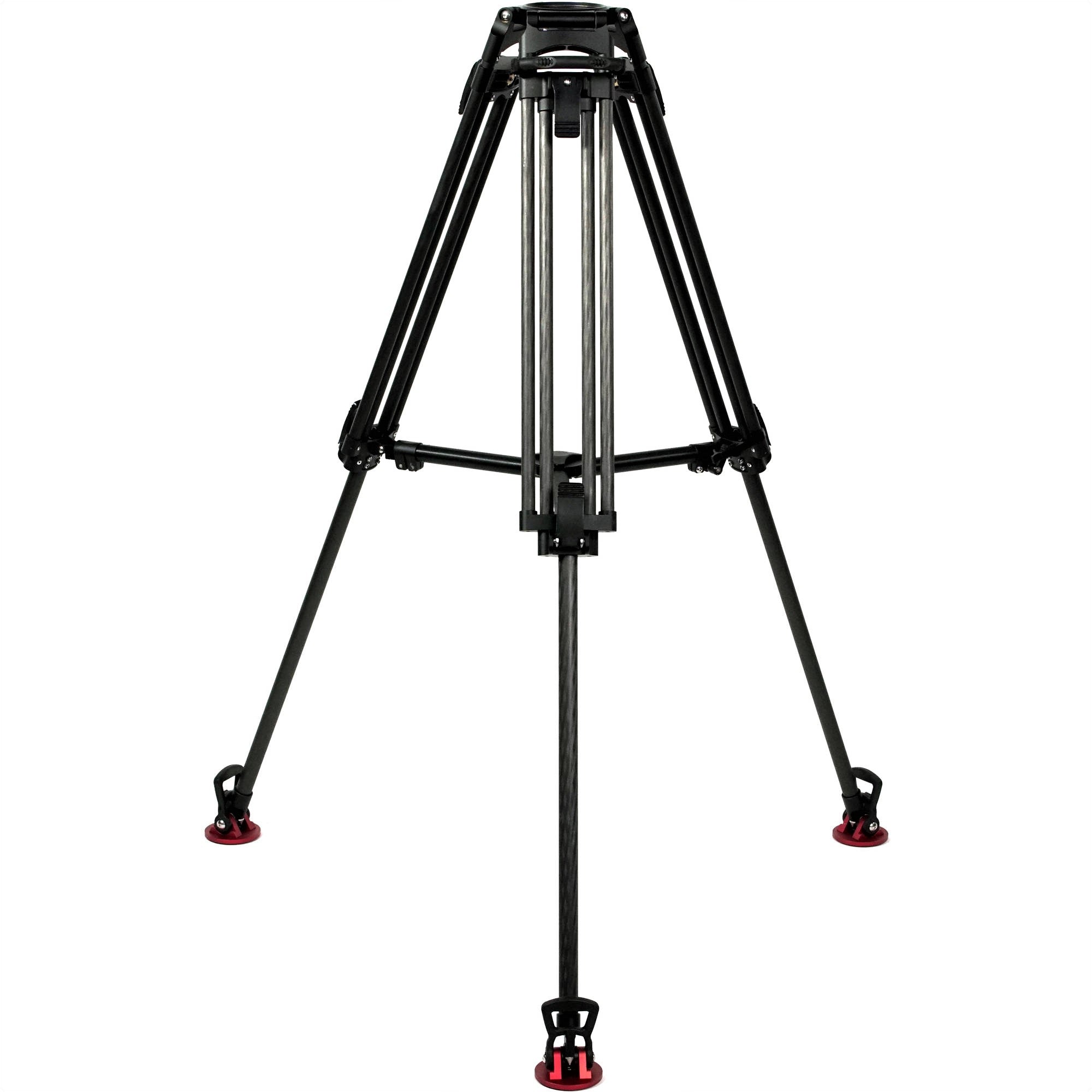 OZEN 75CF2HD 75mm Two-Stage, Heavy-Duty Carbon Fiber Tripod