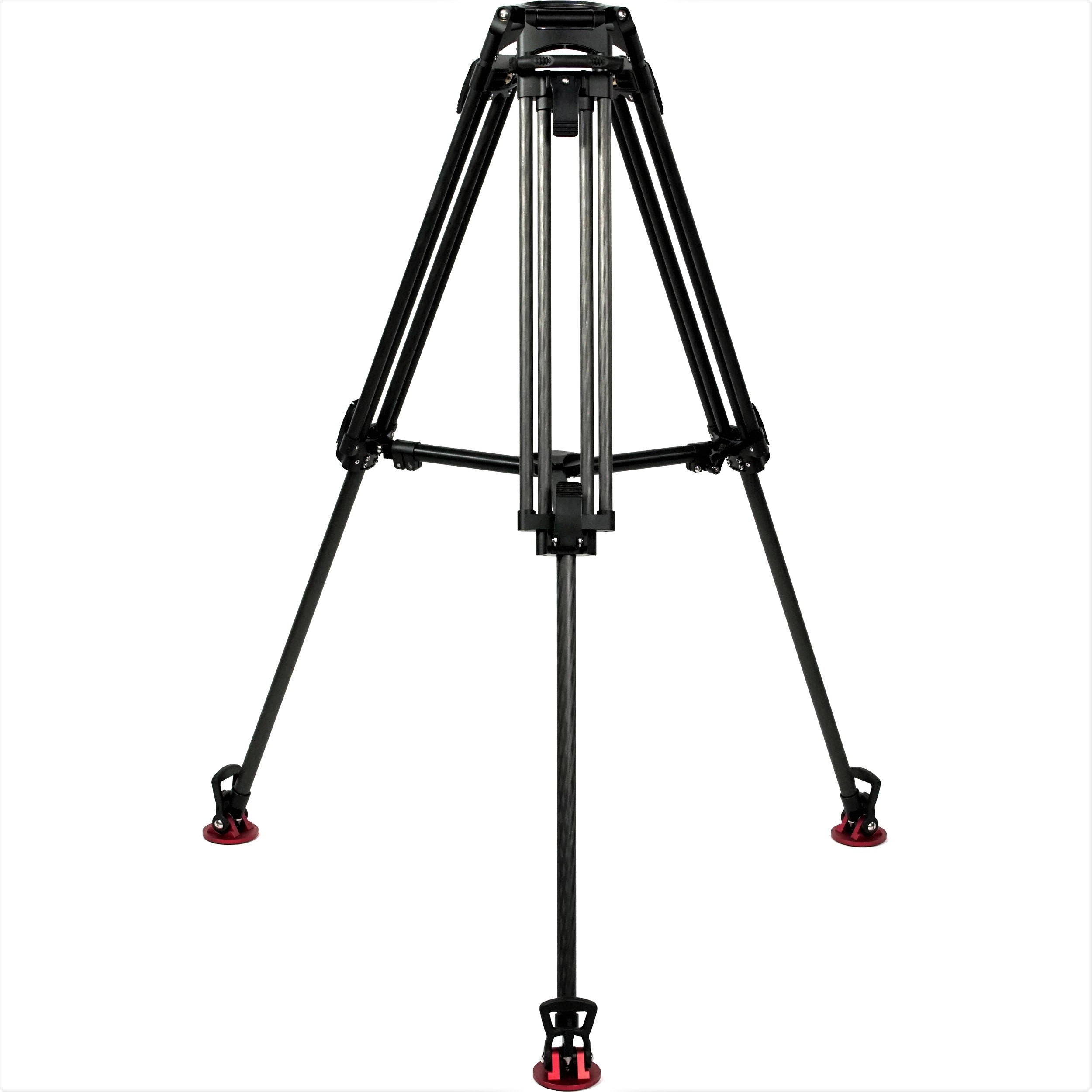 OZEN 75CF2HD 75mm 2-Stage, Heavy-Duty Carbon Fiber Tripod