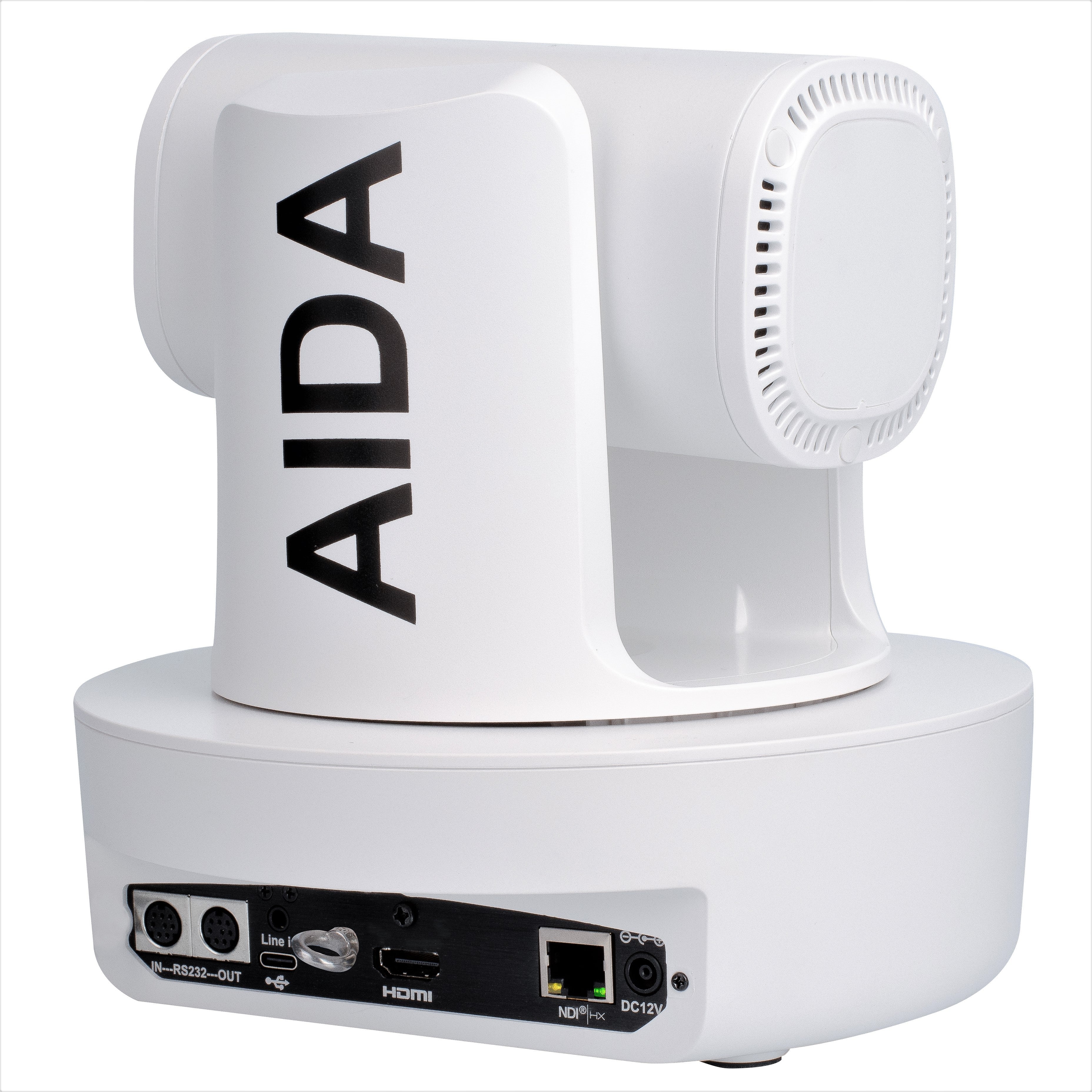 AIDA Imaging 4K NDI HX IP/HDMI Broadcast PTZ Camera with 30x Optical Zoom (White)