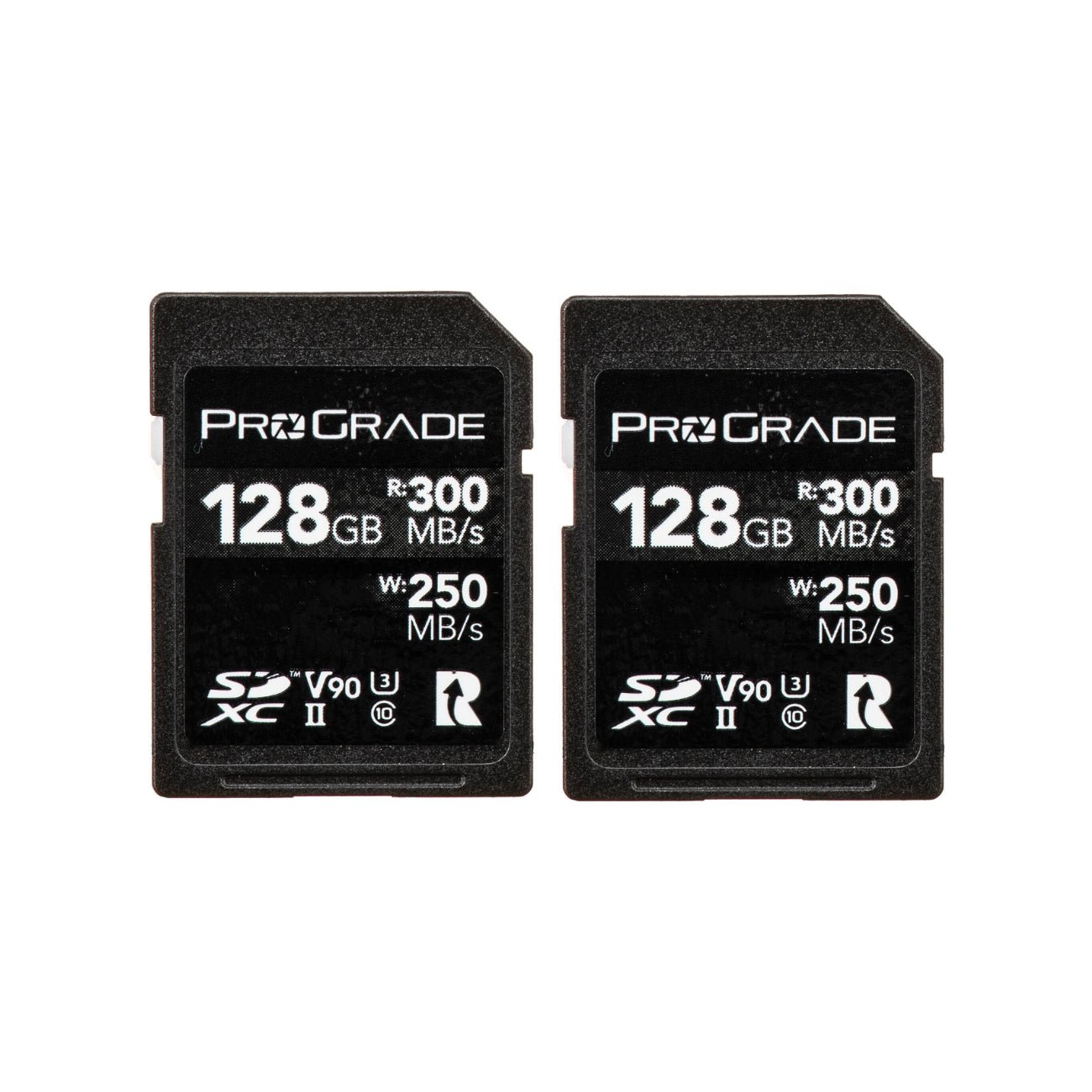 ProGrade Digital SDXC UHS-II V90 300R Memory Card (128GB) - 2-Pack
