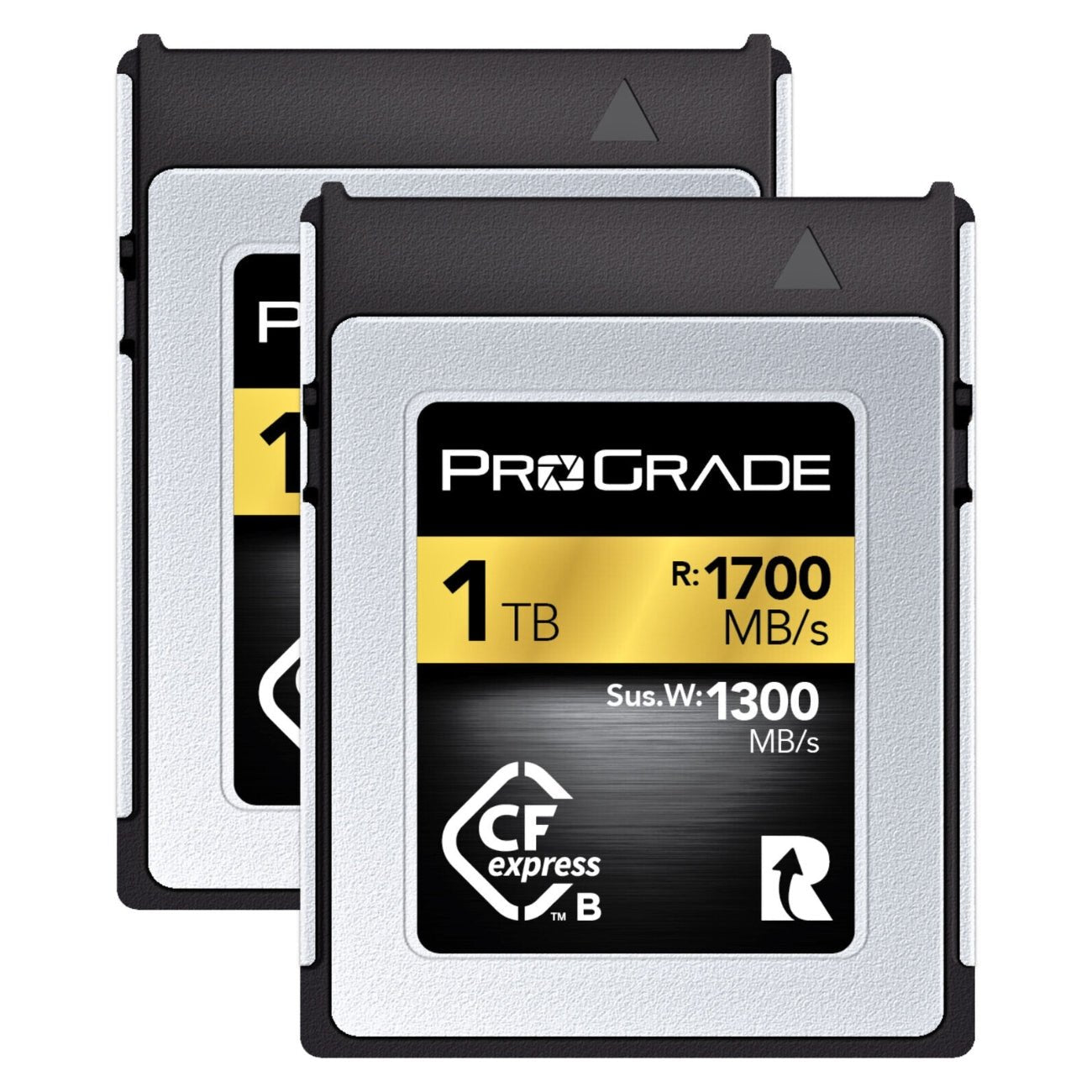 ProGrade Digital 1TB CFexpress 2.0 Type B Gold Memory Card (2-Pack)