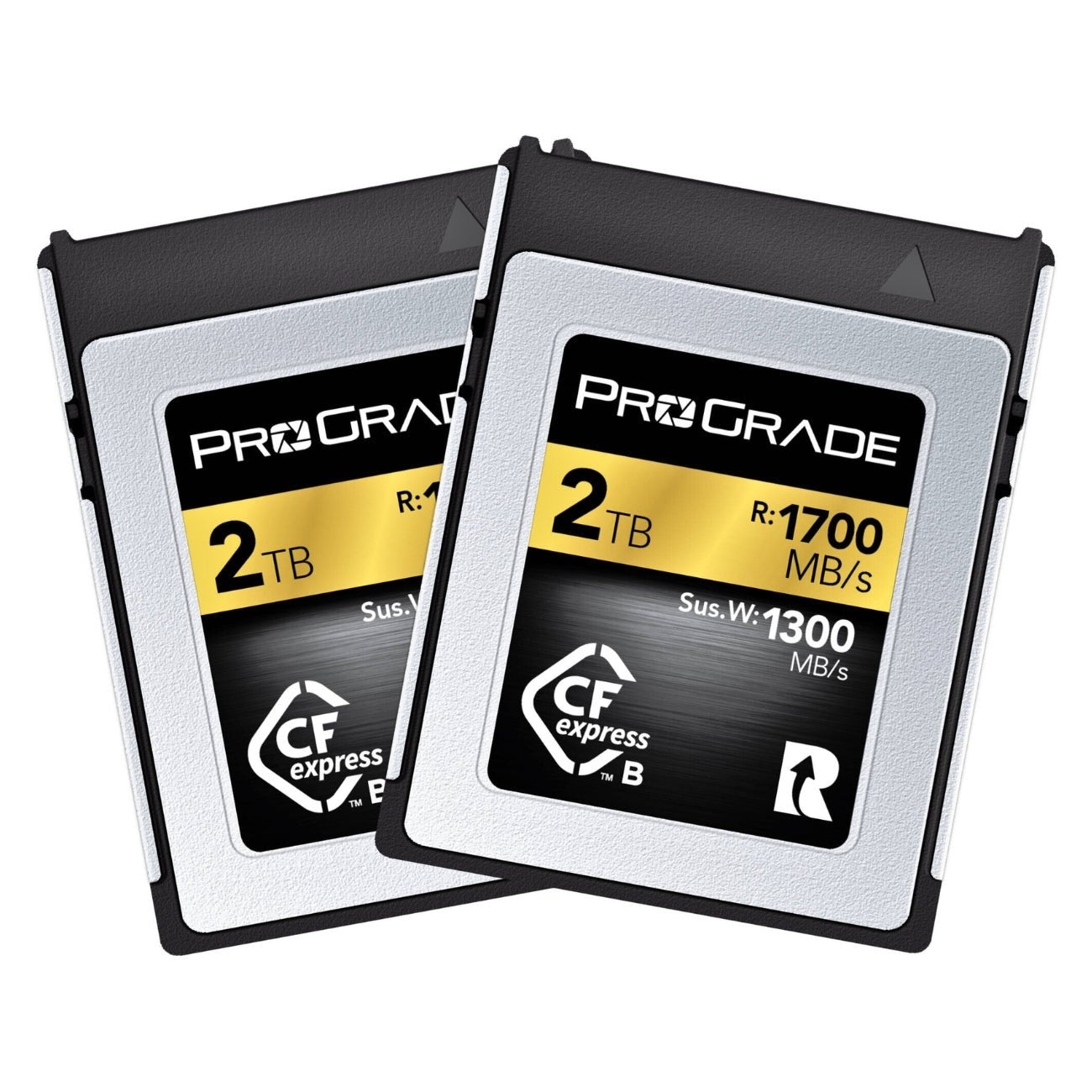 ProGrade Digital 2TB CFexpress 2.0 Type B Gold Memory Card (2-Pack)