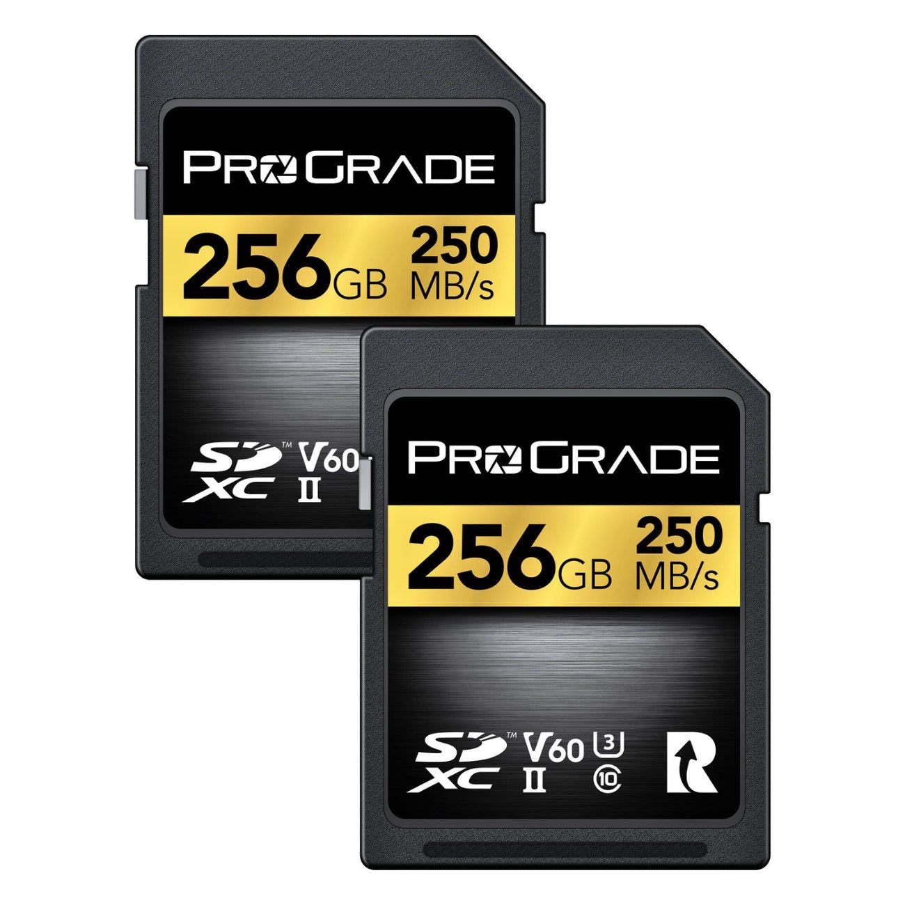 SD UHS-II 256GB Card V60 –Up to 130MB/s Write Speed and 250 MB/s Read Speed | for Professional Vloggers, Filmmakers, Photographers & Content Curators – by Prograde Digital / prograde 256gb