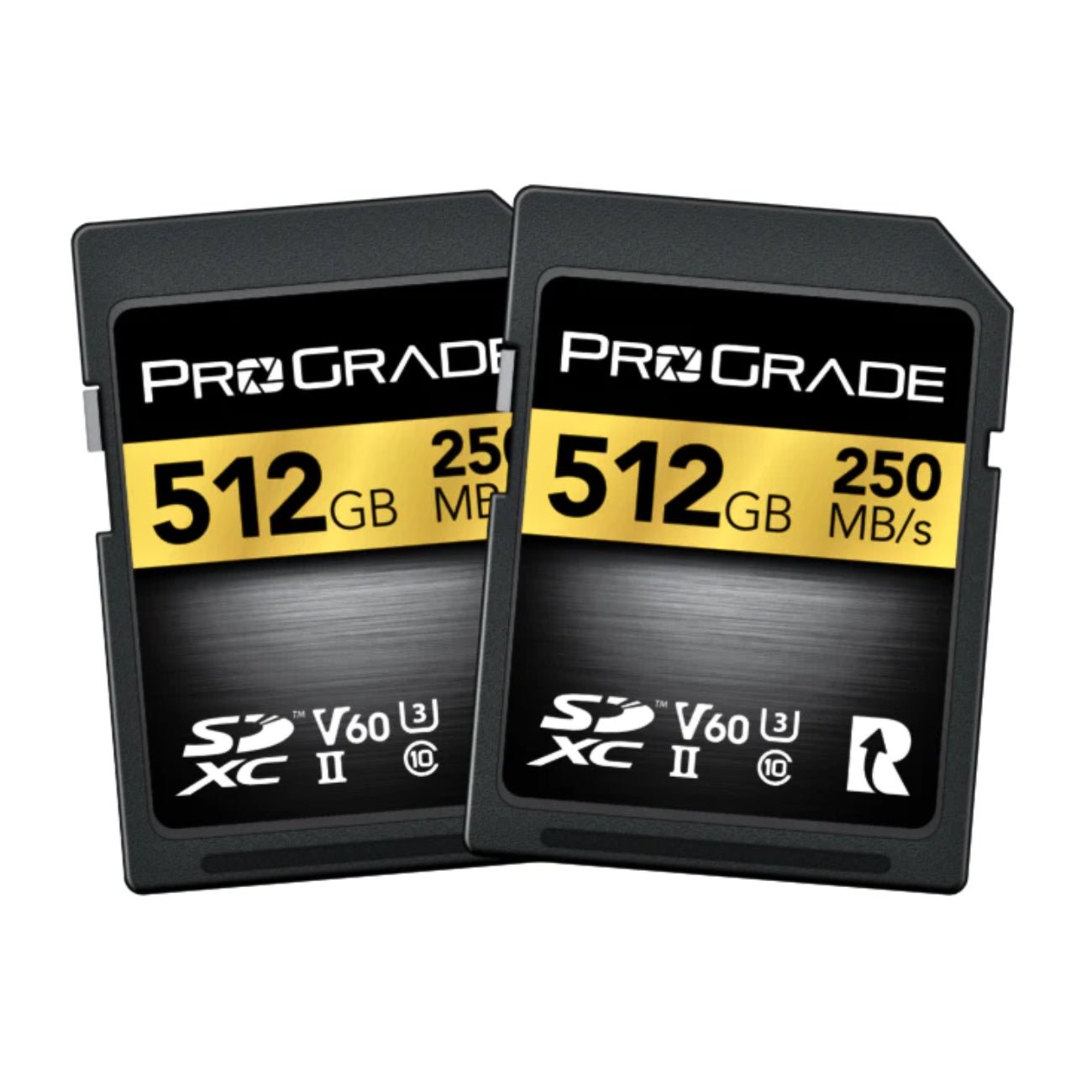 SD UHS-II 512GB Card V60 –Up to 130MB/s Write Speed and 250 MB/s Read Speed | for Professional Vloggers, Filmmakers, Photographers & Content Curators – by Prograde Digital / v60 card