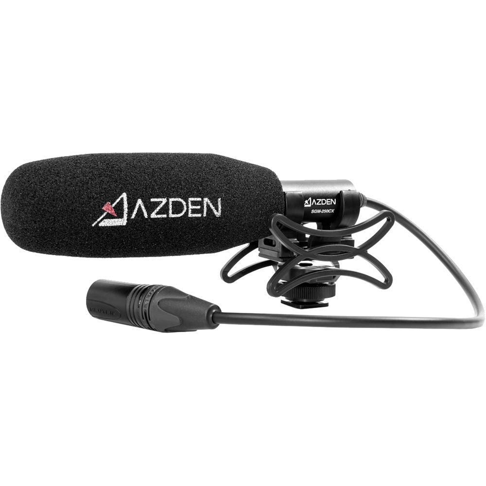 Azden Professional Compact Cine Mic with XLR Pigtail Output