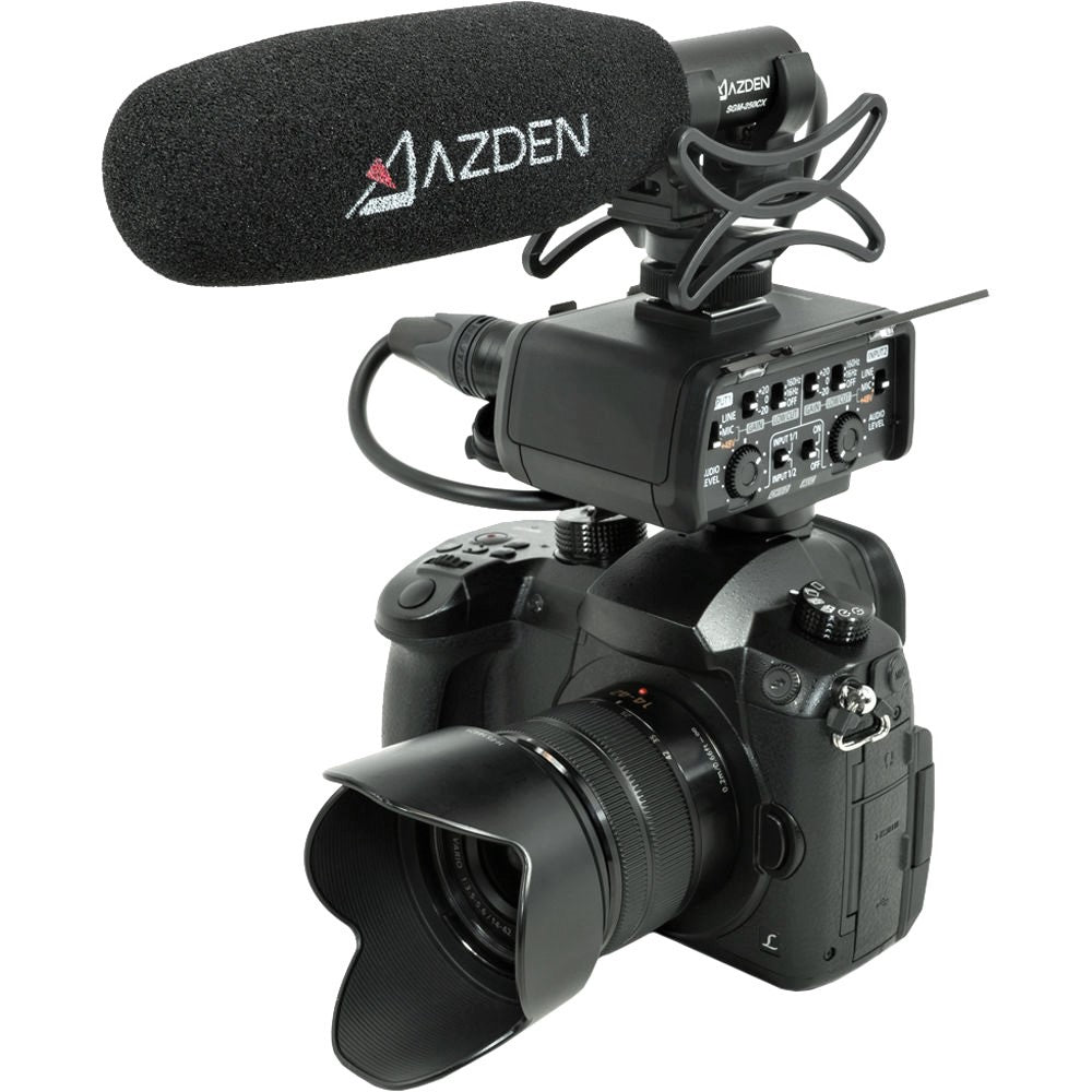 Azden Professional Compact Cine Mic with XLR Pigtail Output