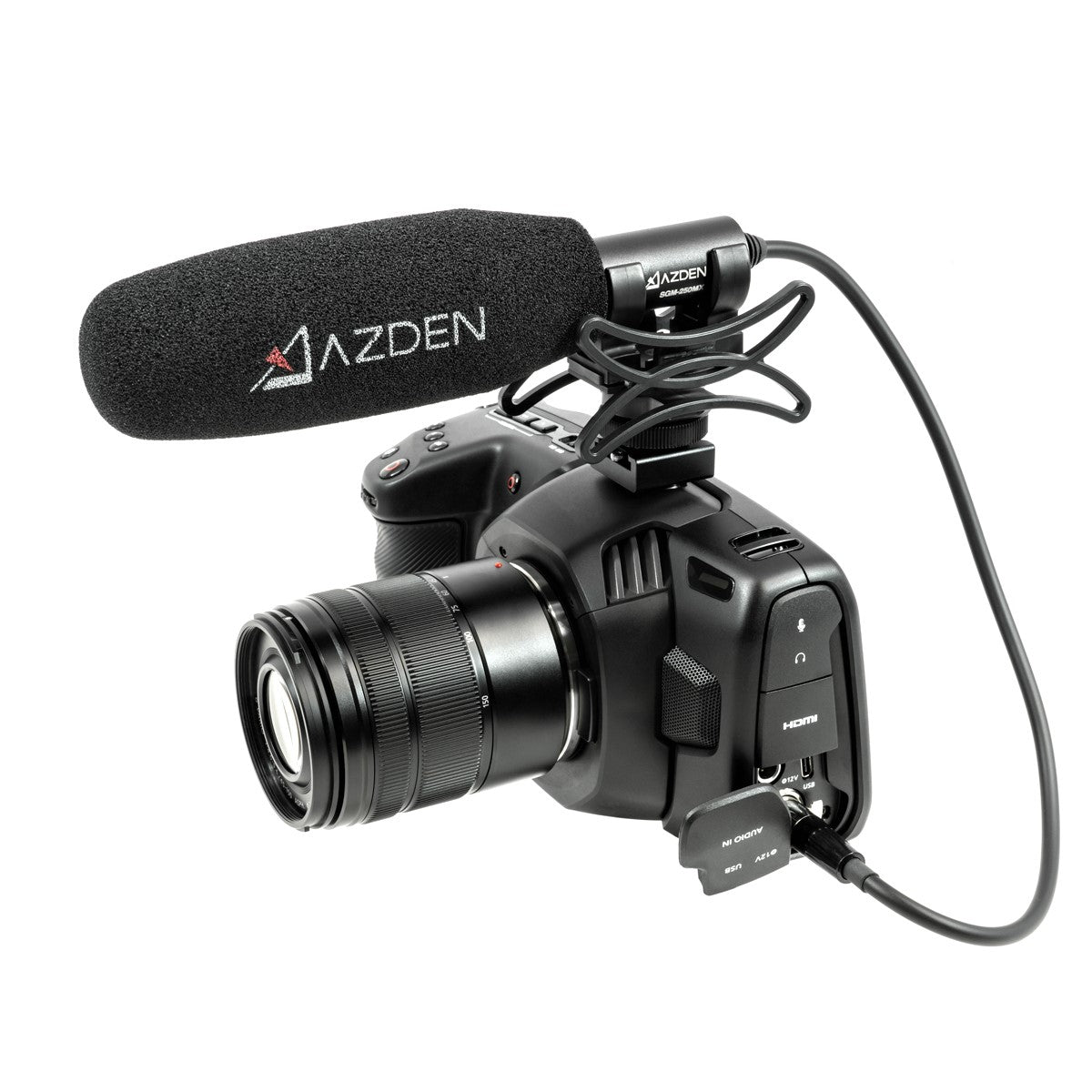 Azden Professional Compact Cine Mic with Mini-XLR Output