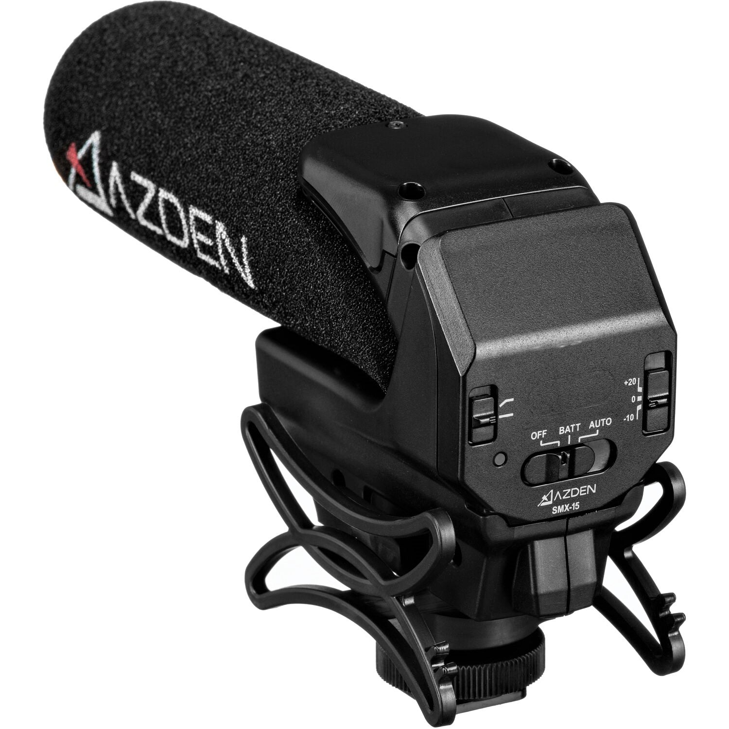 Azden Powered Shotgun Video Microphone with +20dB Boost
