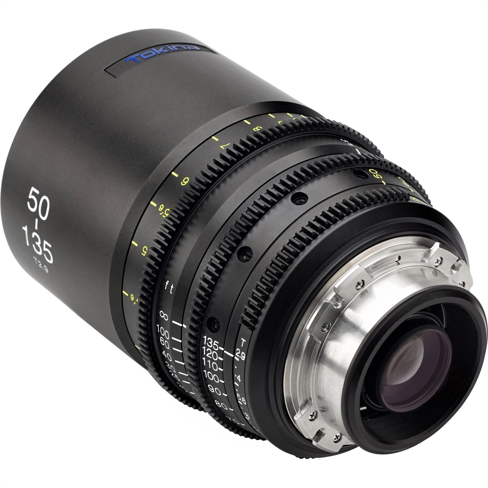 Tokina Cinema 50-135mm T2.9 MKII Lens (MFT Mount) in a Back-Side View