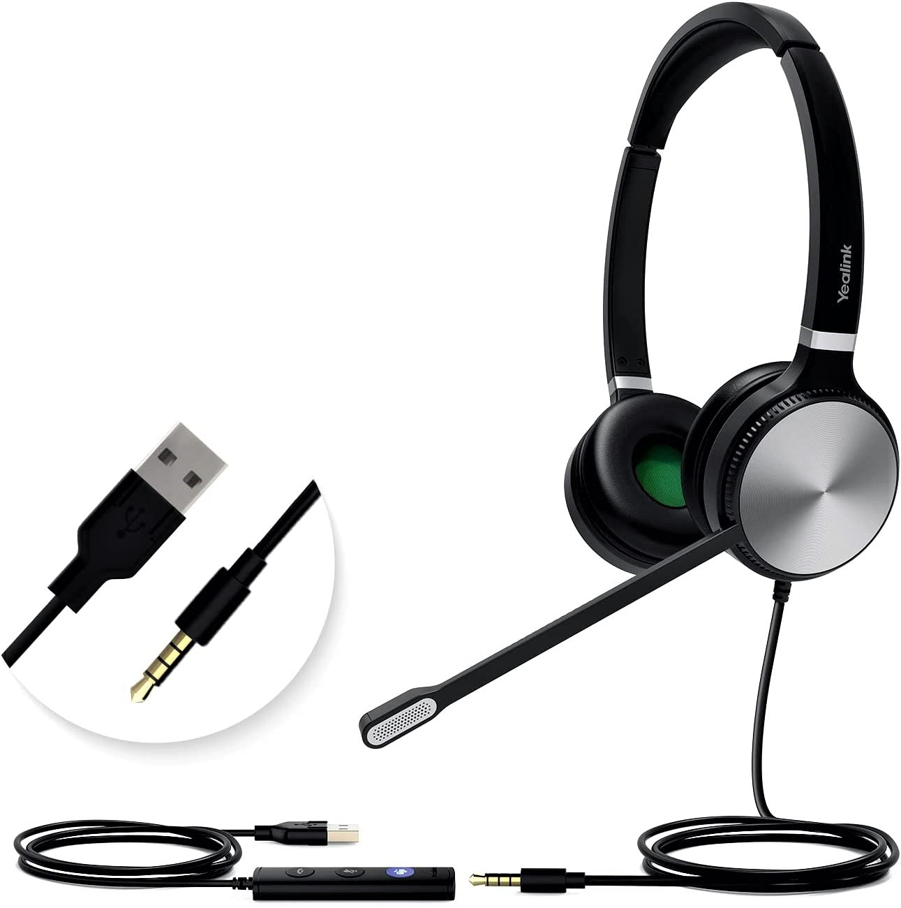 Yealink UH36 Dual USB-A Wired Headset