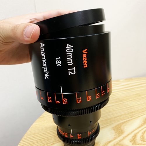 Vazen Step-up Ring for 95mm Screw-in Filters  Attached to a Vazen 40mm Lens