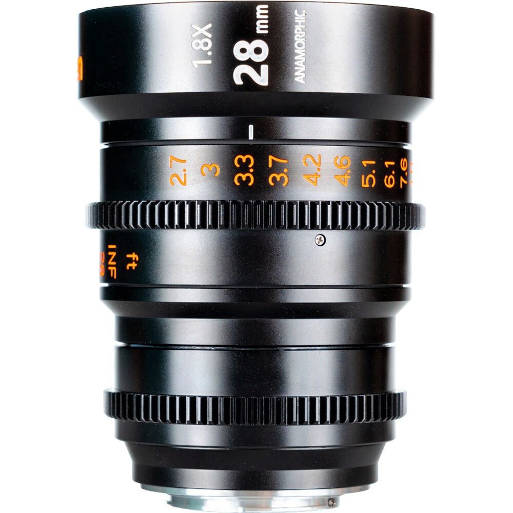 Vazen 28mm T/2.2 1.8X Anamorphic Lens (MFT, Amber Flare)