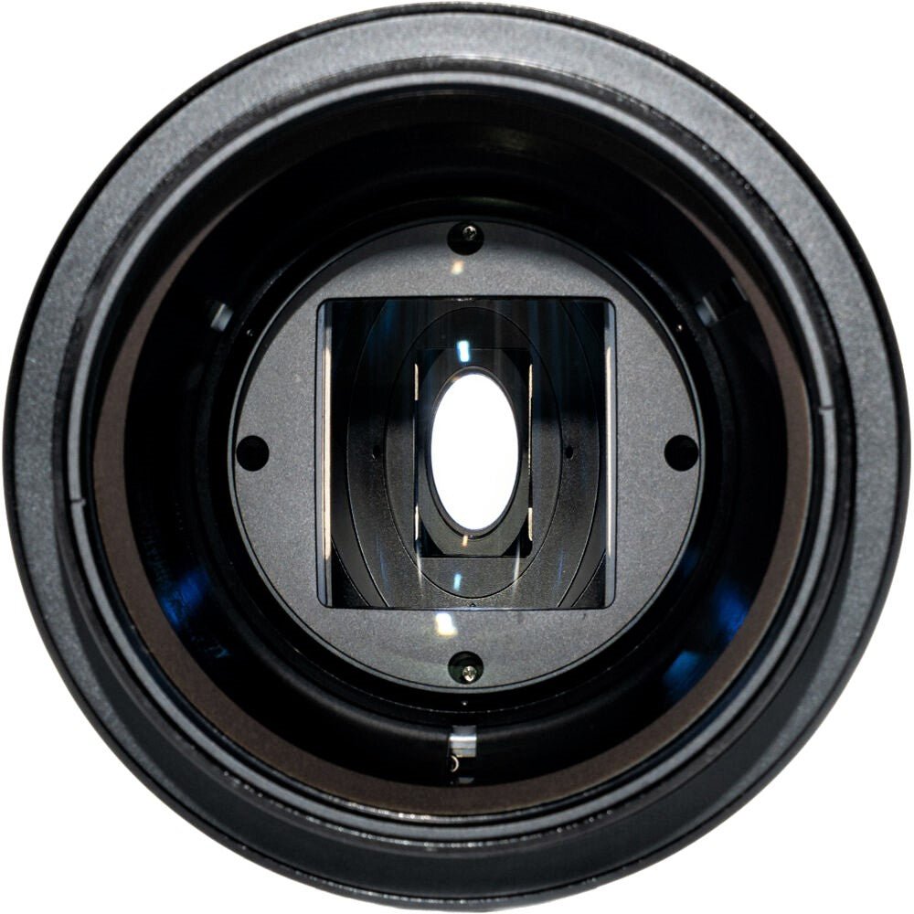 Vazen 40mm T/2 1.8X Anamorphic Lens (RF Mount, Amber Flare) in a Front Close-Up View