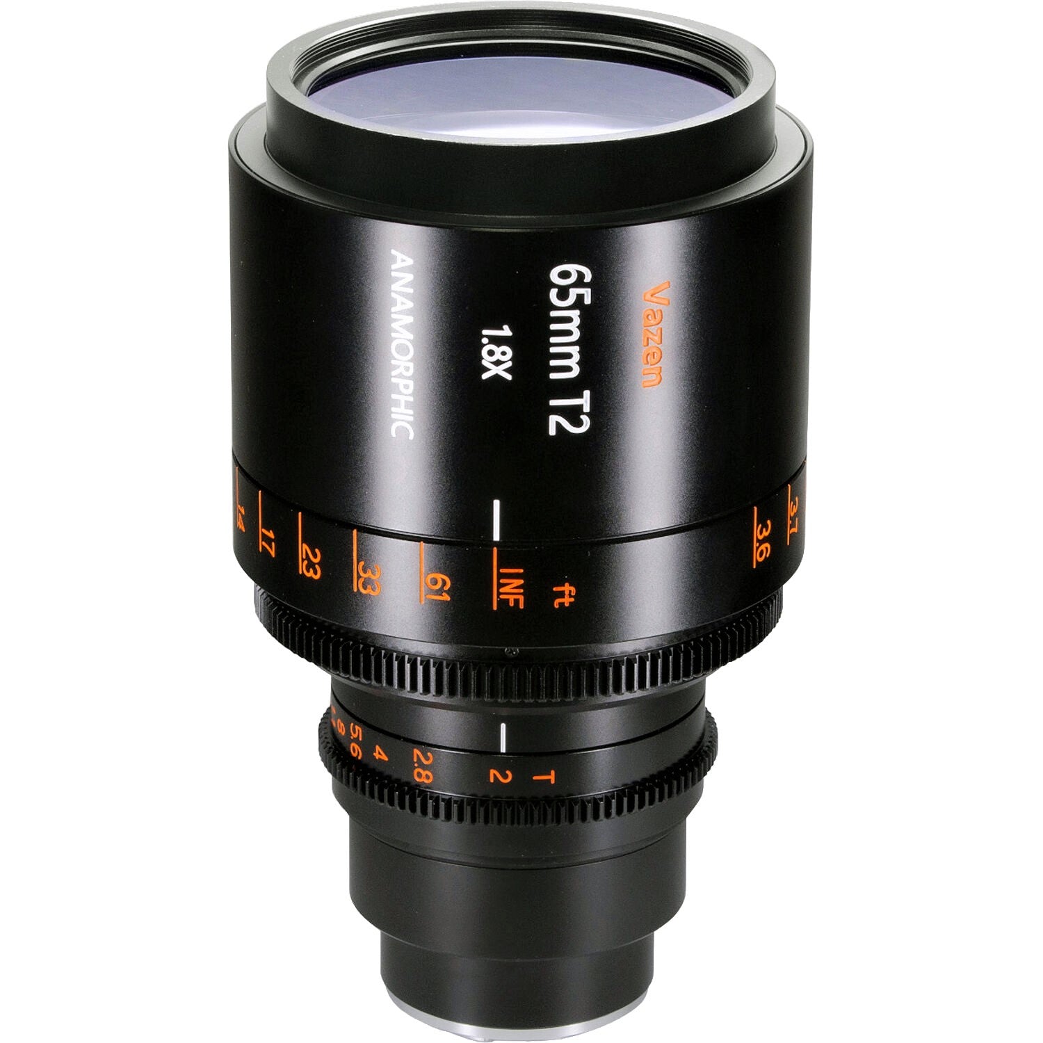 Vazen 65mm T2 1.8X Anamorphic Lens (RF Mount, Amber Flare)