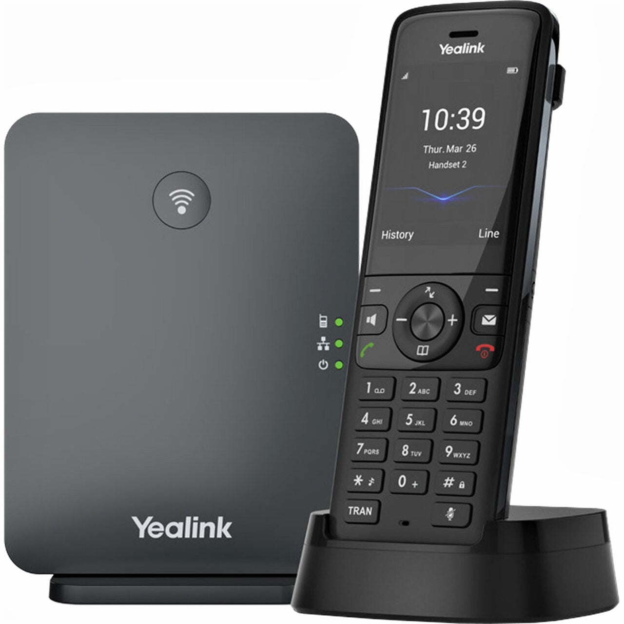 Yealink W78P DECT Phone System - W78H Handset + W70B Base