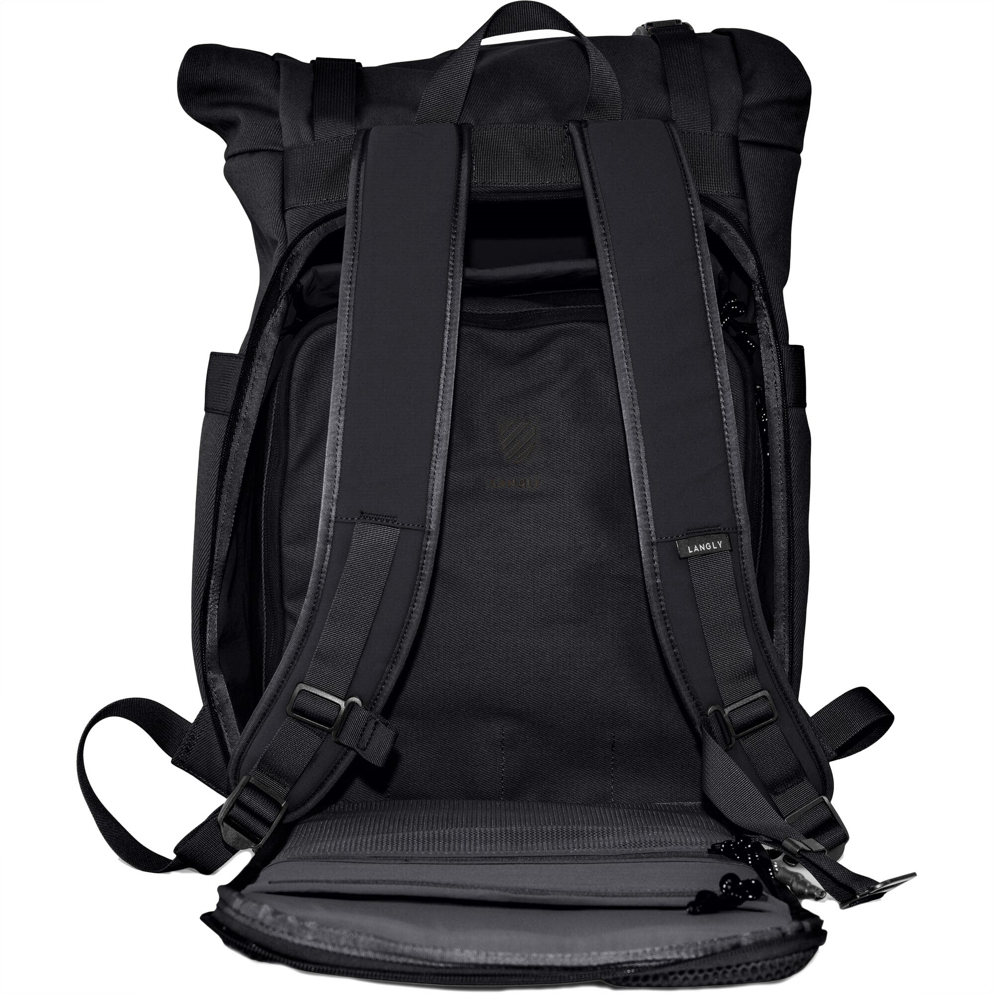 Langly Weekender Backpack with Camera Cube (Black)