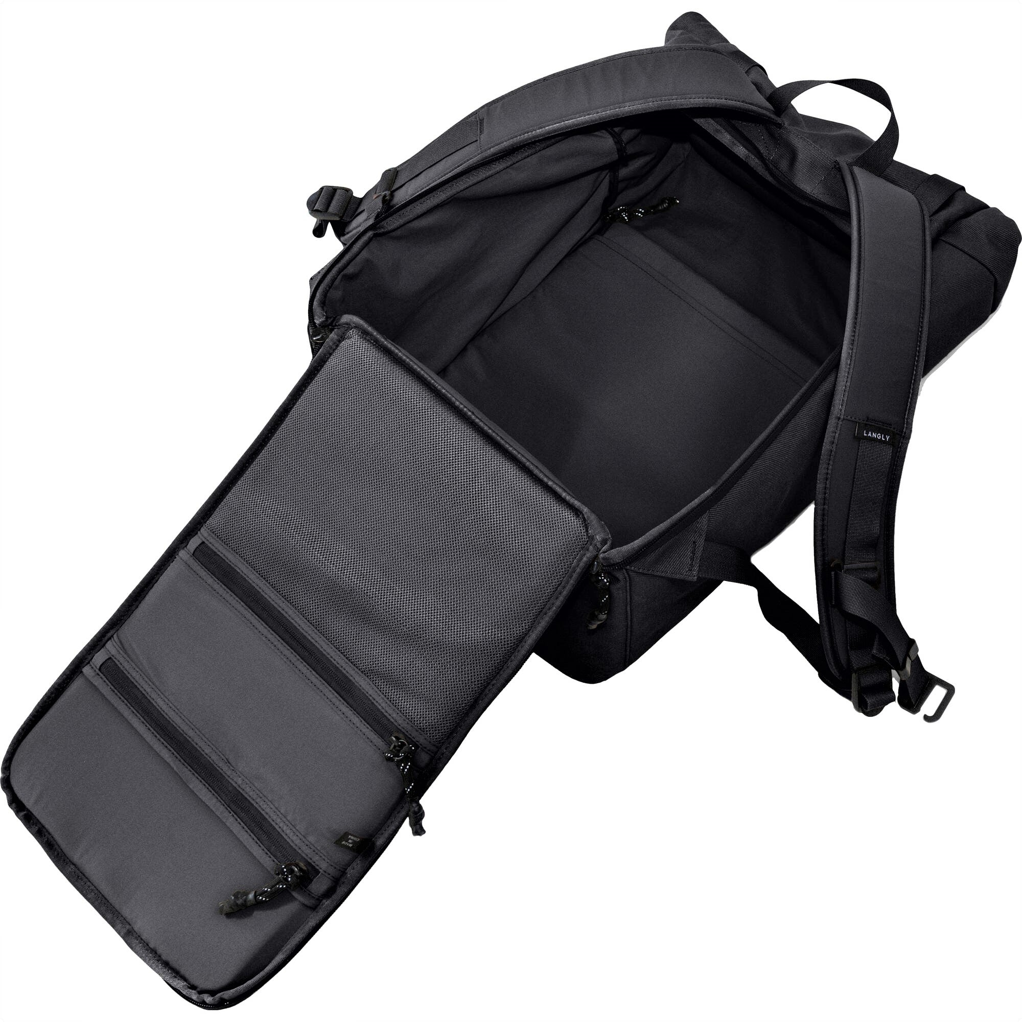 Langly Weekender Backpack with Camera Cube (Black)