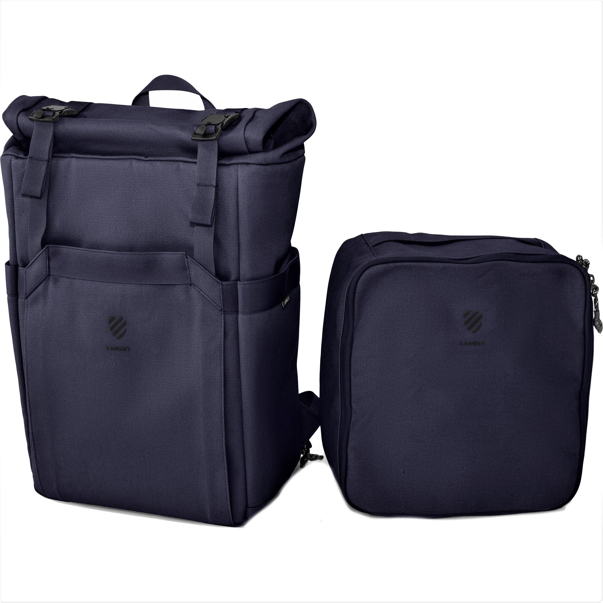 Langly Weekender Backpack with Camera Cube (Navy)