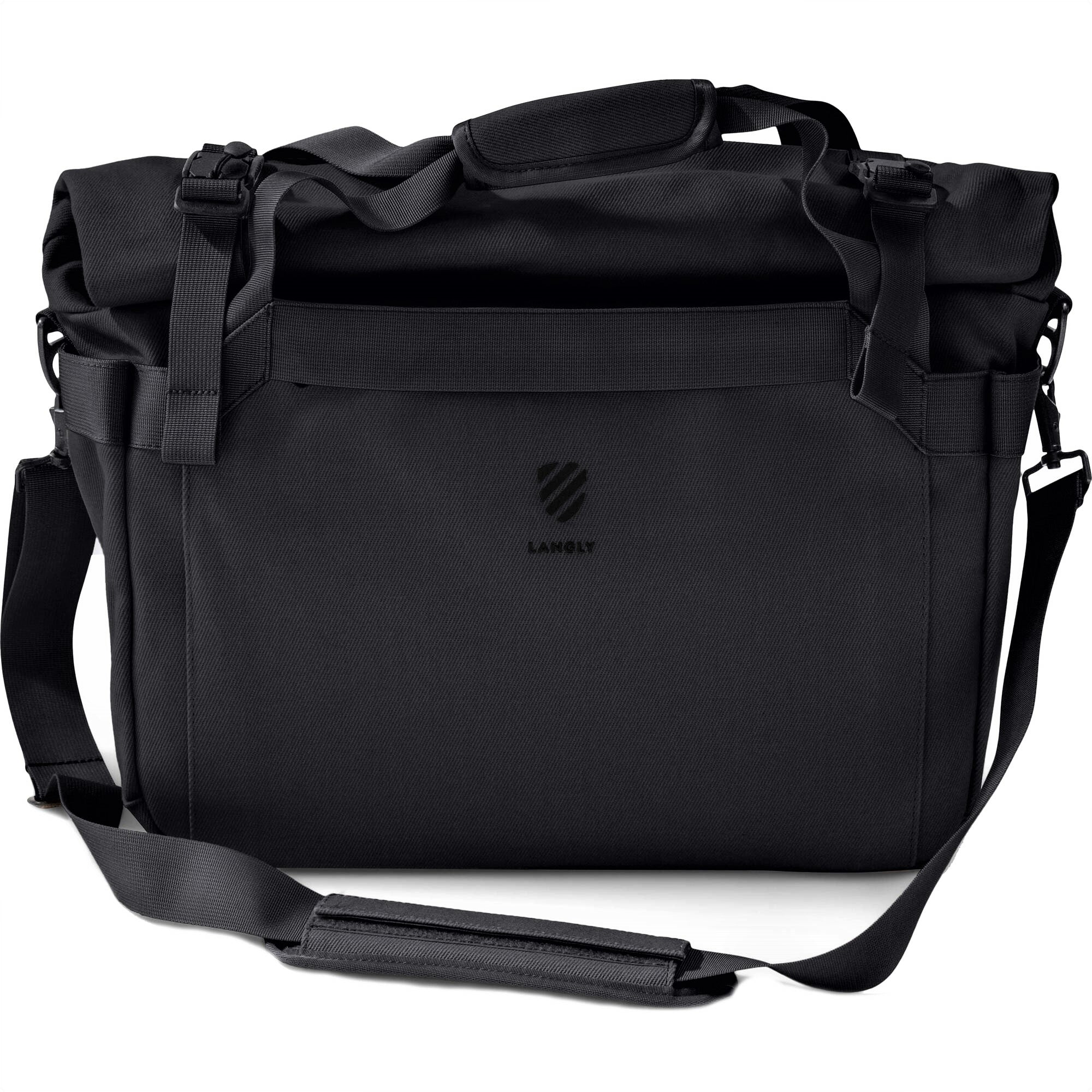 Langly Weekender Flight Bag (Black)