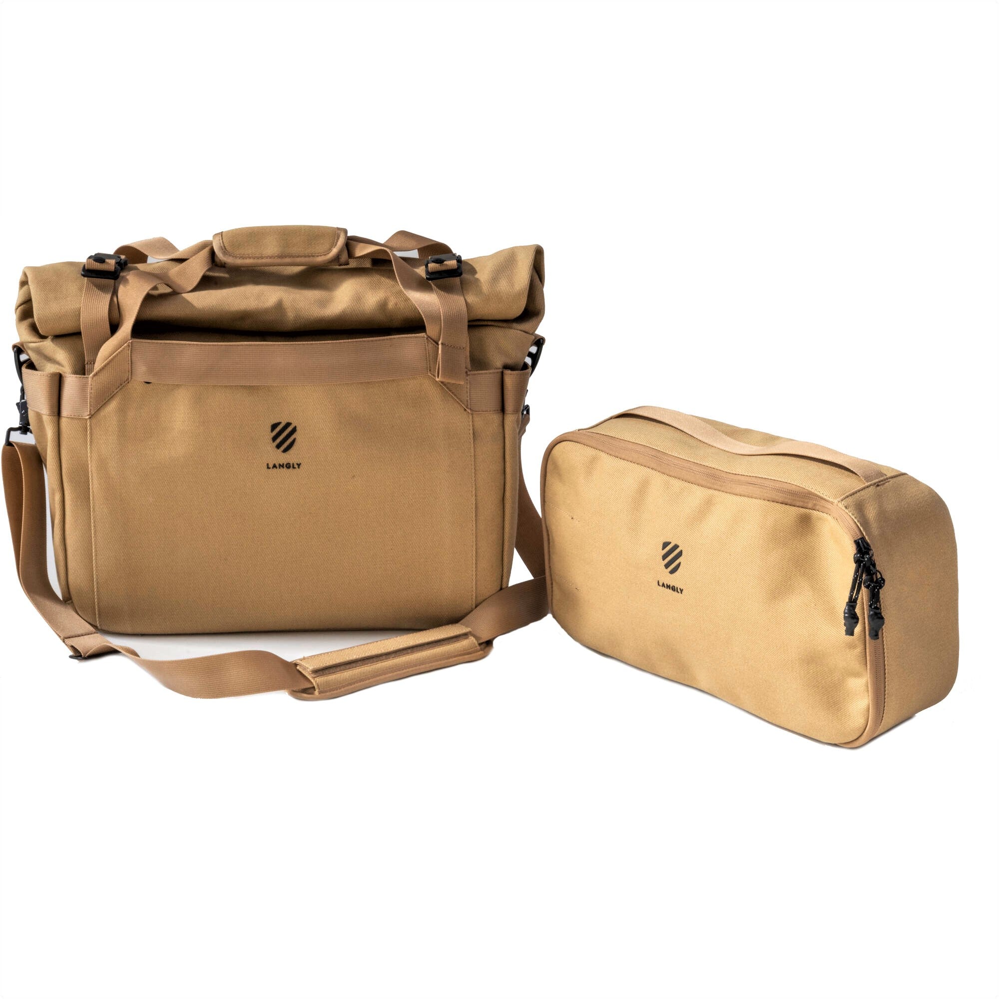 Langly Weekender Flight Bag with Camera Cube﻿ (Sand)