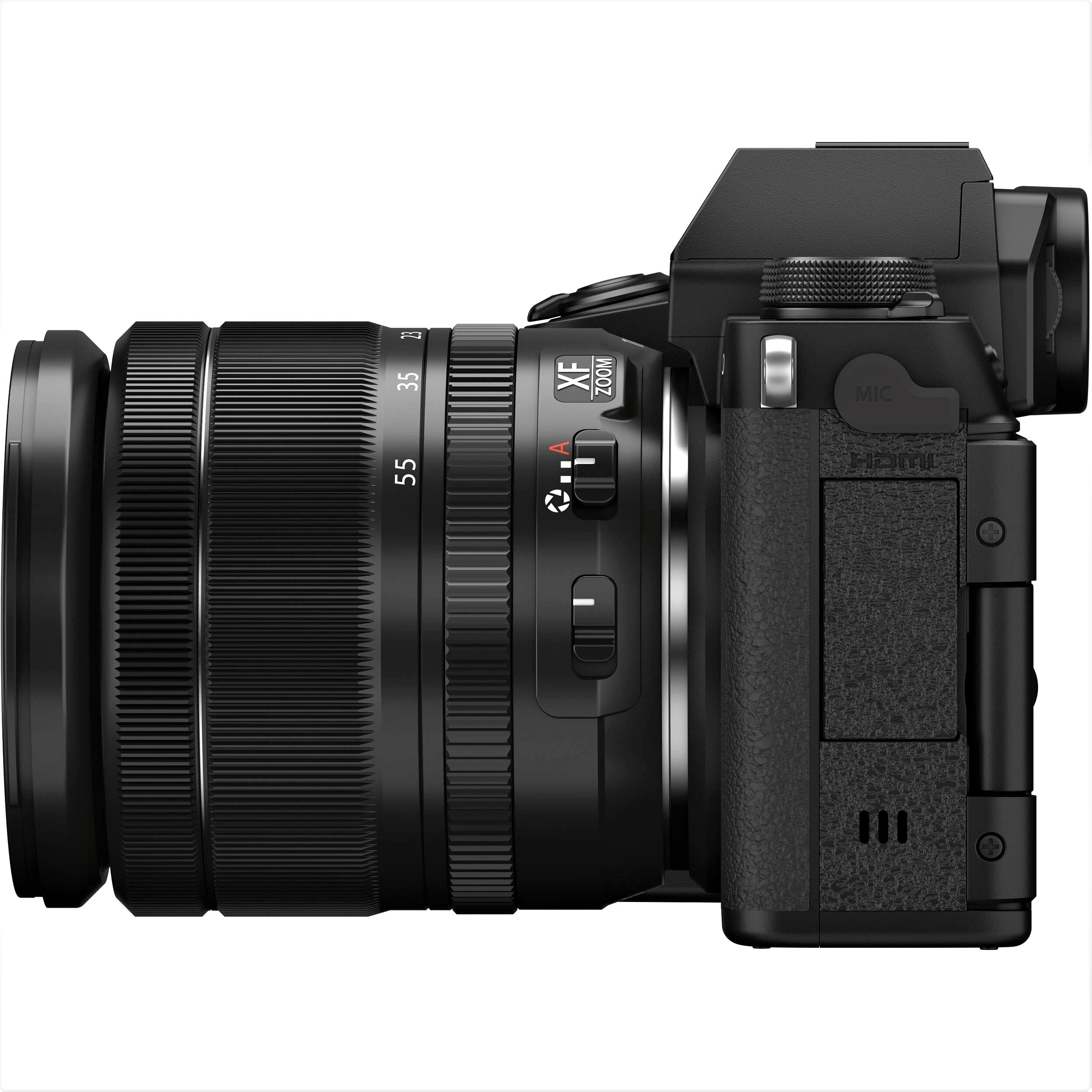Fujifilm X-S10 Mirrorless Camera with 18-55mm Lens - Side View