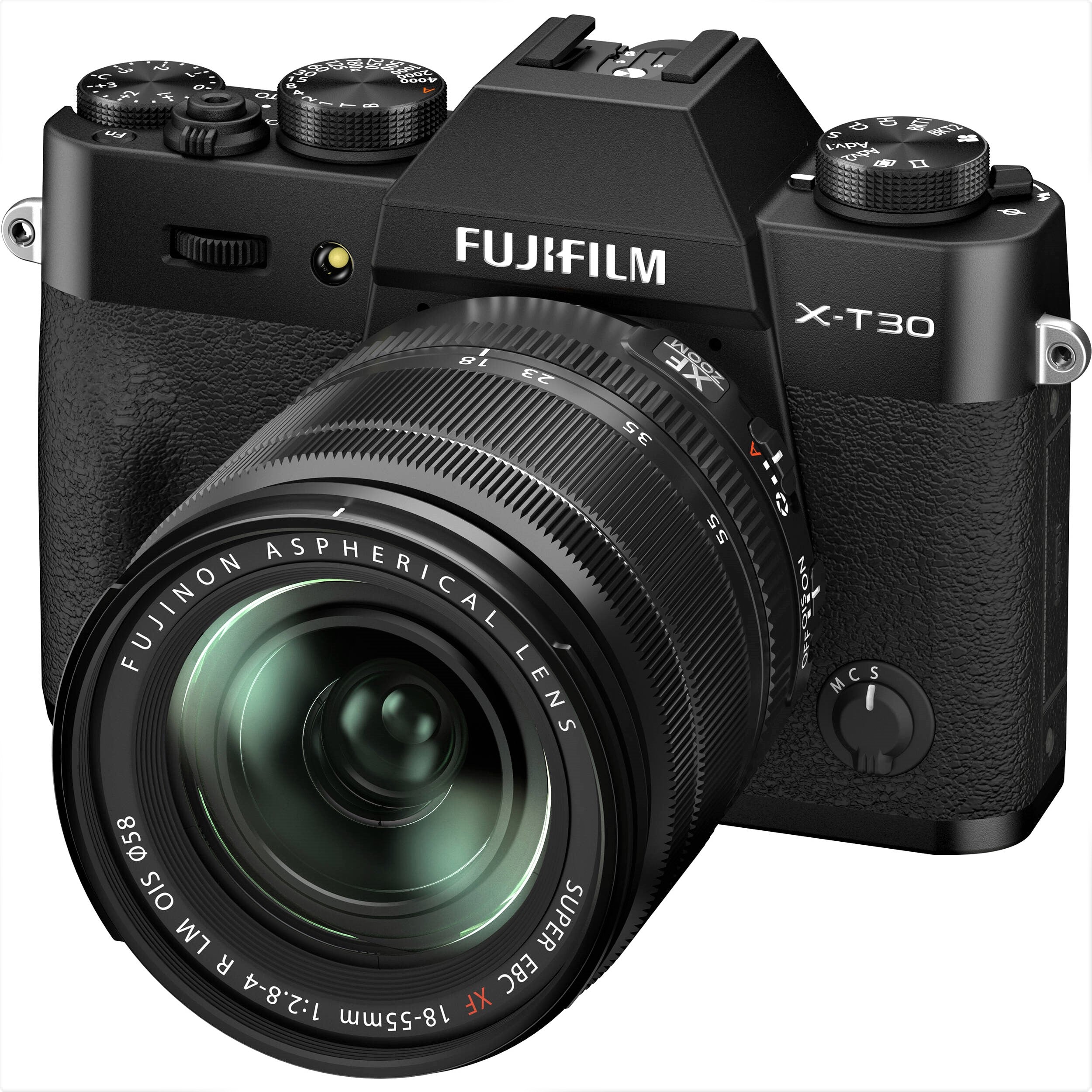 Fujifilm X-T30 II Mirrorless Camera with 18-55mm Lens (Black) - Distant view