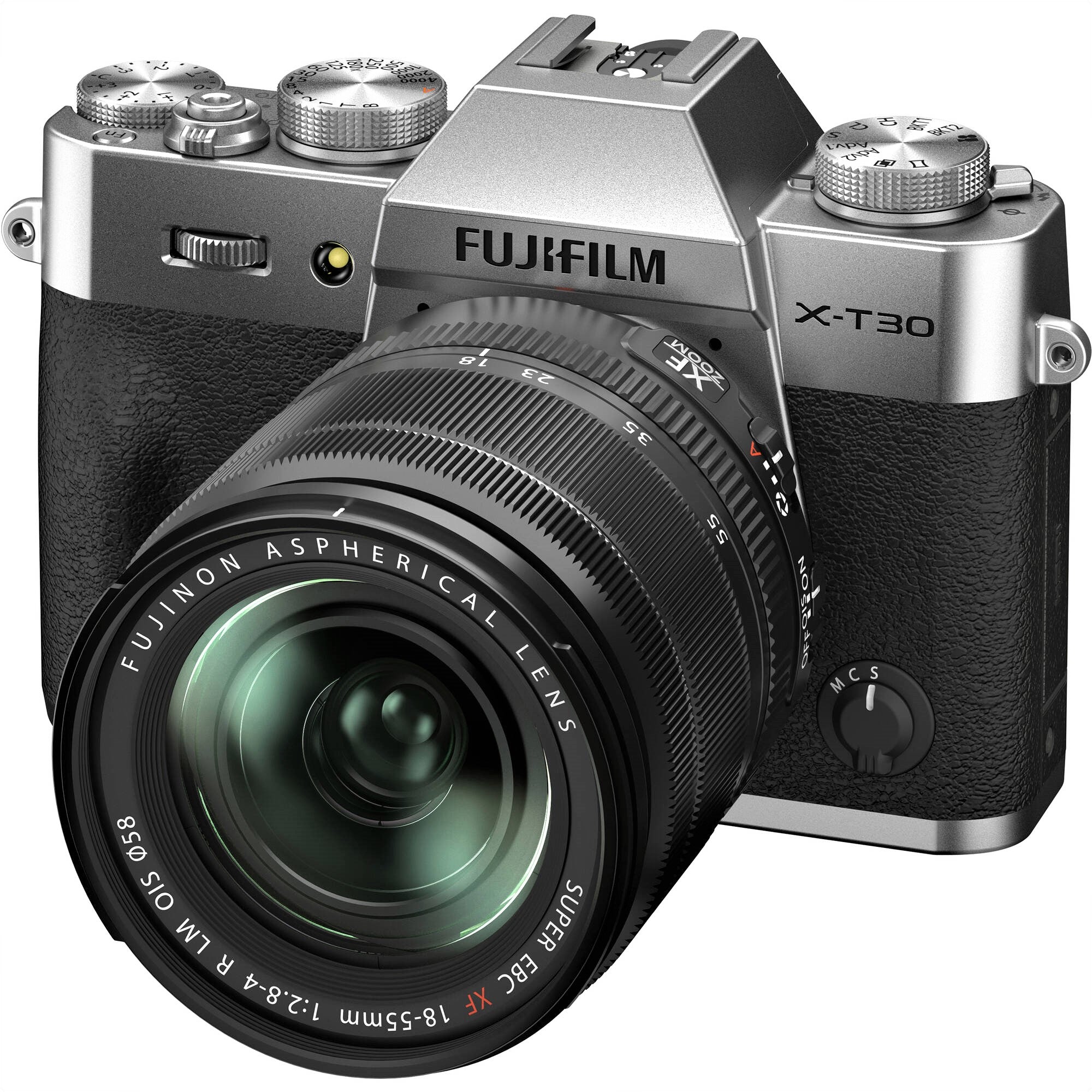 Fujifilm X-T30 II Mirrorless Camera with 18-55mm Lens (Silver) - Distant View