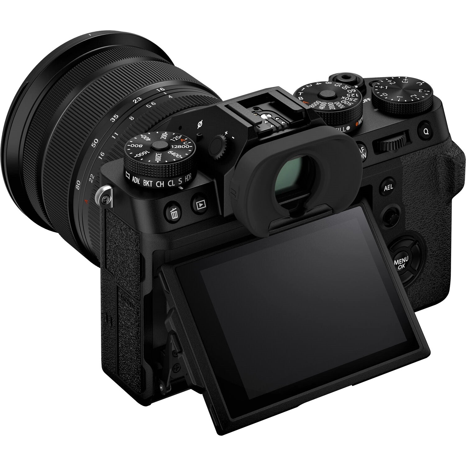 Fujifilm X-T5 Mirrorless Camera with 16-80mm Lens (Black) with screen (Horizontal)
