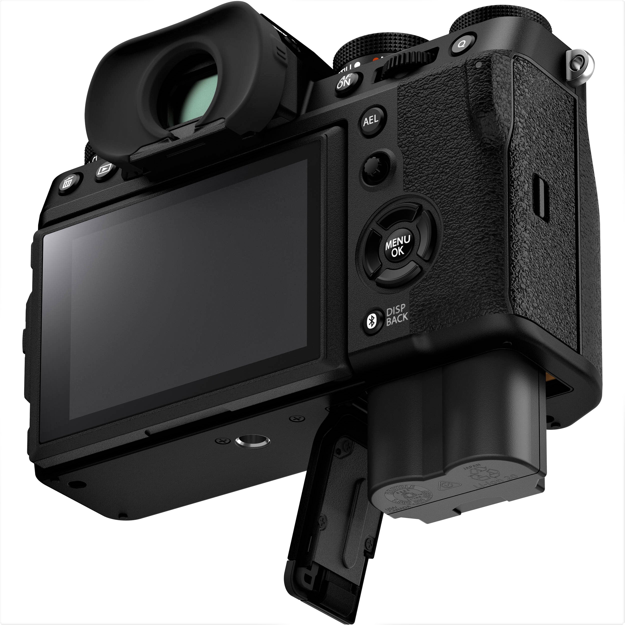 Fujifilm X-T5 Mirrorless Camera with 16-80mm Lens (Black) Battery Slot
