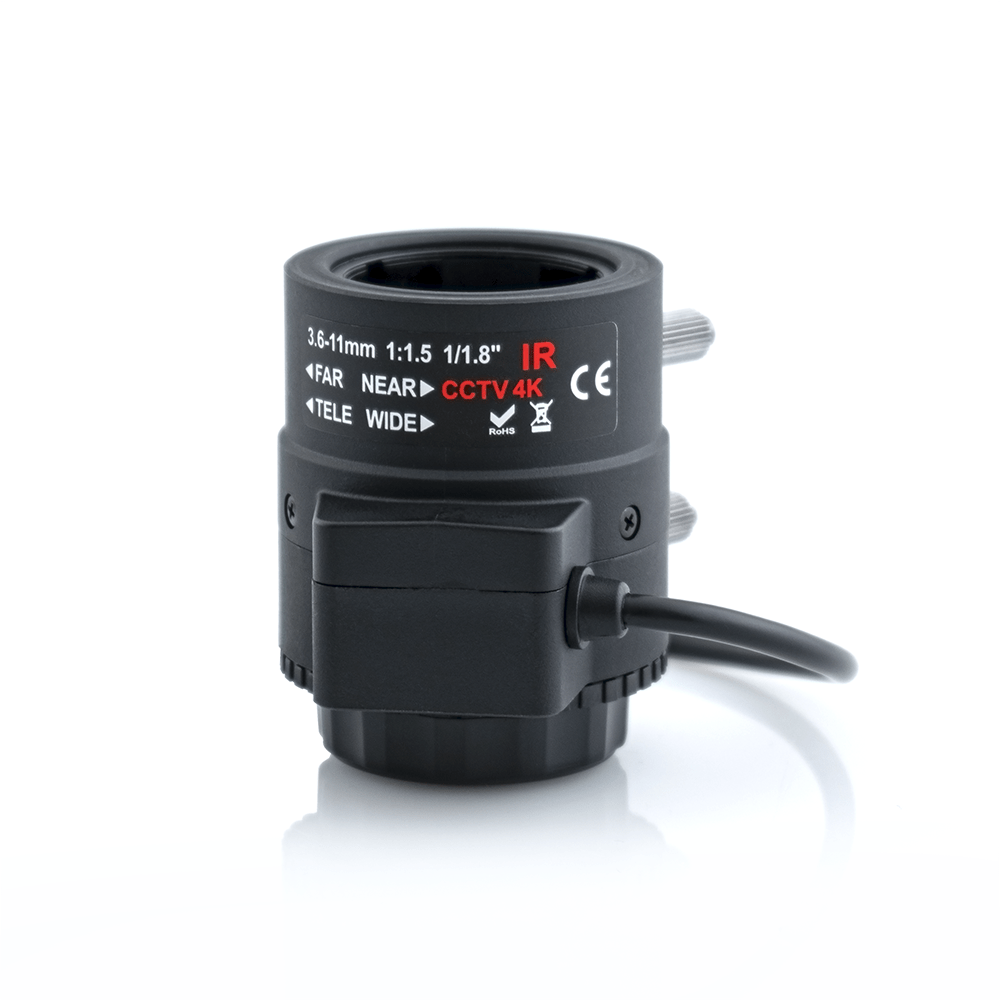AIDA Imaging 4K Varifocal 3.6~11mm Auto-DC Iris CS Mount Lens